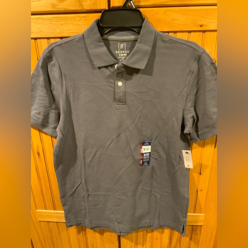 George Men's Slate Polo Shirt